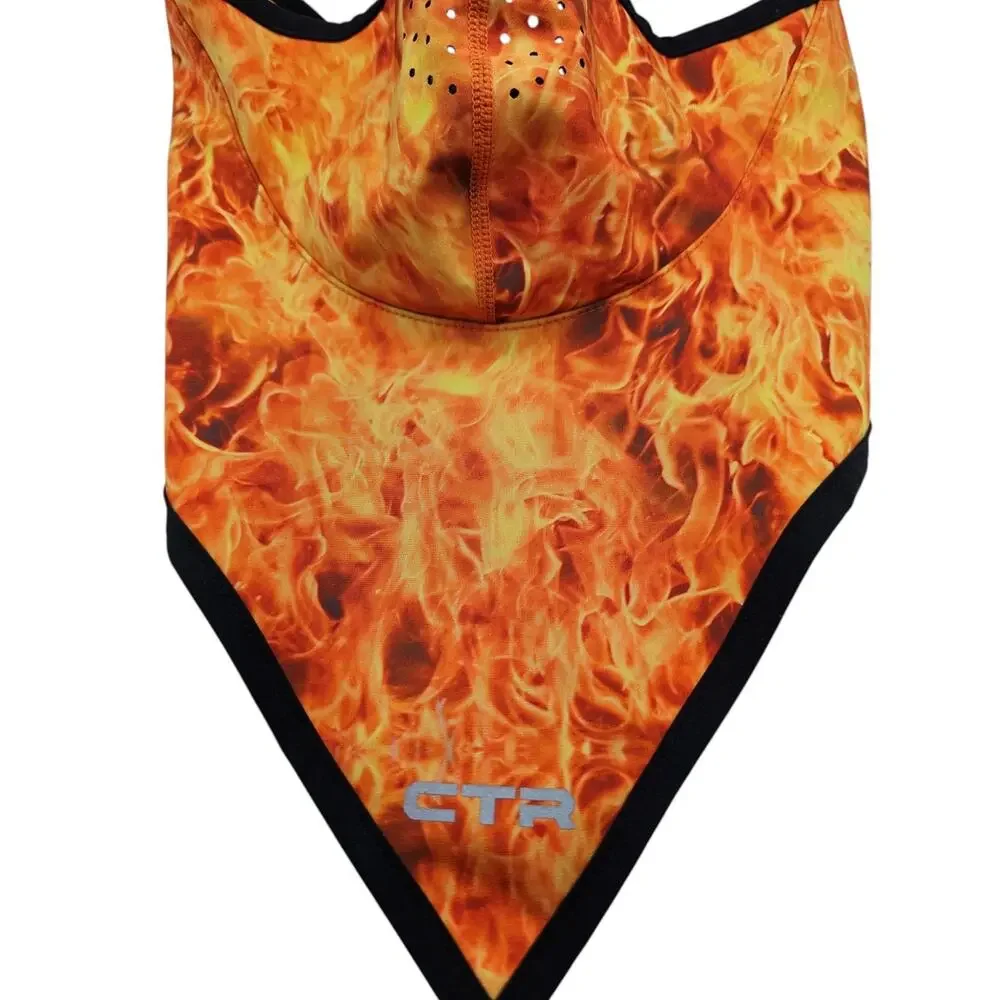 CTR Face mask Seirus Glacier Protector or a similar neck gaiter Flame Print